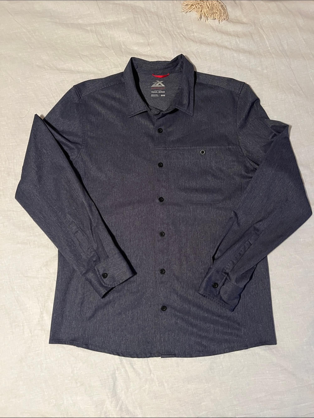 Long-Sleeve Button-Up